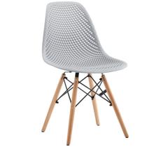 Cadeira Eloá Original Rivatti Releitura Charles Eames Eiffel - Cinza