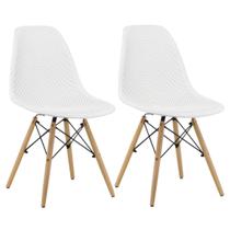 Cadeira Eloá Original Rivatti Releitura Charles Eames Eiffel Kit com 2