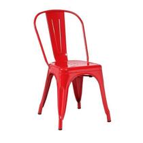 Cadeira em Aço com Encosto Tolix Espresso Móveis