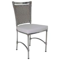 Cadeira em Alumínio e Fibra Sintética JK Cozinha Edícula - Trama Original