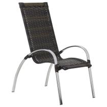 Cadeira Em Alumínio Garden Para Área, Varanda, Piscina Trama Original