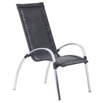 Cadeira Em Alumínio Garden Para Área, Varanda, Piscina Trama Original