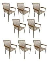 Cadeira Em Corda Náutica Para Área Externa E Interna