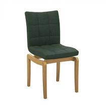 Cadeira em Madeira Maciça Kappesberg Maya Linho Verde Cadeira em Madeira Maciça Kappesberg Maya Linho Verde