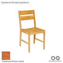 Cadeira em Madeira Maciça sem Braços Verona Mestra Móveis