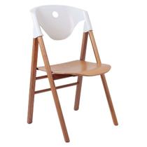 Cadeira em madeira tauarí com encosto em PP - Flare - Tramontina