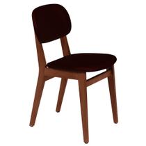 Cadeira em madeira Tauarí s/ braços c/ estofado - London - Tramontina