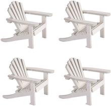 Cadeira em miniatura Gute Bote Wood Adirondack Wedding Cake Topper