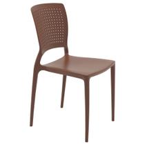 Cadeira em Polipropileno e Fibra de Vidro Terracota - Safira - Tramontina