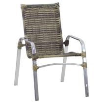 Cadeira Emily Em Alumínio E Fibra Sintética Trama Original