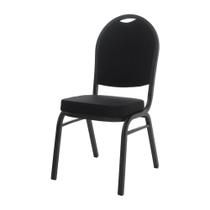 Cadeira Empilhável Auditório Hoteleira Hotel Fixa Preta Cadeira Empilhável Auditório Hoteleira Hotel Fixa Preta