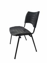 Cadeira Empilhável Iso Linha Polipropileno Iso Preto