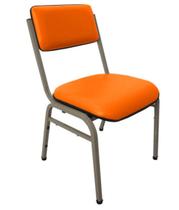 Cadeira Empilhável para Auditórios Linha Hotel Smart Laranja Cadeira Empilhável para Auditórios Linha Hotel Smart Laranja