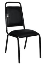 Cadeira Empilhável para Hotelaria Linha Hotel Fremon Preto Cadeira Empilhável para Hotelaria Linha Hotel Fremon Preto