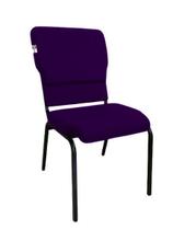 Cadeira Empilhável para Igrejas Evangélicas Linha Church Roxo Cadeira Empilhável para Igrejas Evangélicas Linha Church Roxo