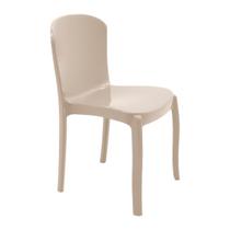 Cadeira Empilhável Tramontina Anna em Polipropileno Areia