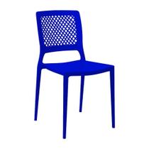 Cadeira Empilhável Vênus Azul Bic Em Polipropileno Acrilys Cadeira Empilhável Vênus Azul Bic Em Polipropileno Acrilys