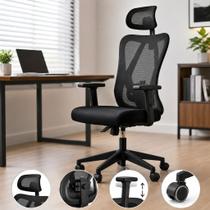 Cadeira Ergonômica Allure NR17 DU335 Reclinável Apoio Lombar Ajustável Tela Mesh Home Office Cadeira Ergonômica Allure NR17 DU335 Reclinável Apoio Lombar Ajustável Tela Mesh Home Office