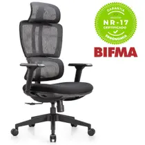 Cadeira Ergonômica Beta High Movescan Preto