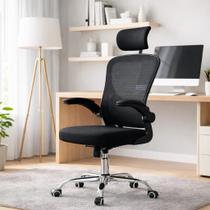 Cadeira Ergonômica BlidShop Bari Tela Mesh Apoio Lombar Cabeça 2D Braços Ajustáveis Reclina 180 Pre Cadeira Ergonômica BlidShop Bari Tela Mesh Apoio Lombar Cabeça 2D Braços Ajustáveis Reclina 180 Pre