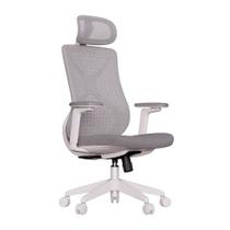 Cadeira Ergonômica Elements Aiven Branco e Cinza Cadeira Ergonômica Elements Aiven Branco e Cinza