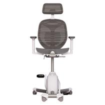 Cadeira Ergonômica Elements Health Egea Cinza e Branca