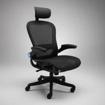 Cadeira Ergonômica Escritório Premium com Apoio Lombar e Cabeça Ajustável, Suporta 130kg, Pistão Classe 3, Conforto para Home Office