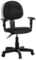 Cadeira Ergonômica Executiva Com Braço Preto Rv