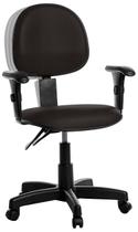 Cadeira Ergonômica Executiva Com Braço Rce: Marrom Café