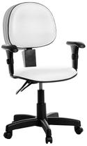 Cadeira Ergonômica Executiva Com Braço Rv: Branco Cadeira Ergonômica Executiva Com Braço Rv: Branco