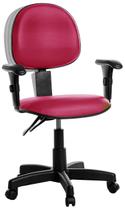 Cadeira Ergonômica Executiva Com Braço Rv: Rosa