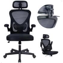 Cadeira Ergonômica Presidente Mesa Escritorio Reunião 120kg - Preto Cadeira Ergonômica Presidente Mesa Escritorio Reunião 120kg - Preto