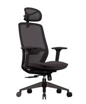 Cadeira Ergonômica Zip Home Pandora Office Mesh Preta Com Apoio Lombar Ajustável Preto