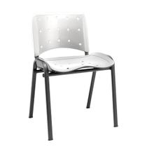 Cadeira Ergoplax Fixa Branco - Plaxmetal Cadeira Ergoplax Fixa Branco - Plaxmetal