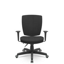 Cadeira Escritório Altrix Plaxmetal Espaldar Alto Back Preto