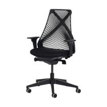 Cadeira Escritório Bix Ergonômica Diretor Preta Base Giratória Altura Ajustável Cadeira Escritório Bix Ergonômica Diretor Preta Base Giratória Altura Ajustável