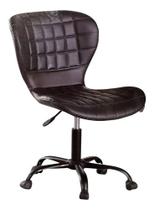 Cadeira Escritório Deluxe Marrom Importada 77x53x89cm