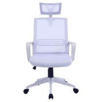Cadeira Escritorio Diretor Ergonomica Branco MAXOFFICE