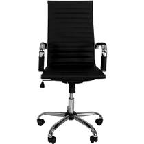 Cadeira Escritorio Diretor Giratoria Premium Preto - MAXOFFICE