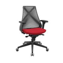 Cadeira Escritório Ergonômica Bix X+ Presidente Base Preta Cadeira Escritório Ergonômica Bix X+ Presidente Base Preta