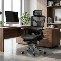 Cadeira Escritório Ergonomica Diamond Rija Cor Preto Mesh Preto Mesh Cadeira Escritório Ergonomica Diamond Rija Cor Preto Mesh Preto Mesh