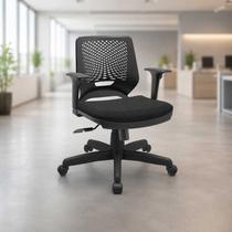 Cadeira Escritório Ergonômica Executiva Reclinável Apoio Braço Nr 17 Flex Comfort Preto Cadeira Escritório Ergonômica Executiva Reclinável Apoio Braço Nr 17 Flex Comfort Preto