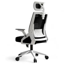 Cadeira Escritorio Ergonomica Giratória e com Altura Ajustavel METALRED M401 - Branco
