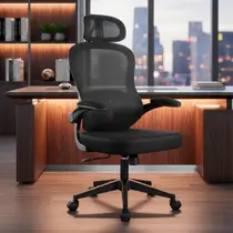 Cadeira Escritório Ergonômica Mesh Bm1 Belmóveis 150kg Home Office Presidente Reclinável