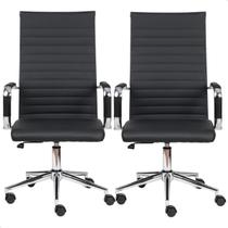 Cadeira Escritório Esteirinha Presidente Charles Eames Kit 02 unidades prime.office P305 Cadeira Escritório Esteirinha Presidente Charles Eames Kit 02 unidades prime.office P305