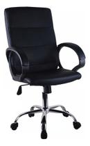 Cadeira Escritorio Executiva Black Extra Comfort Ate 100kg Cadeira Escritorio Executiva Black Extra Comfort Ate 100kg