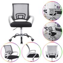Cadeira Escritório Giratória Office Arco Estofado Mesh Dual Color