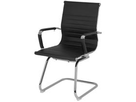 Cadeira Escritório Interlocutor Esteirinha Fixa Preta EST-FX1 Otello