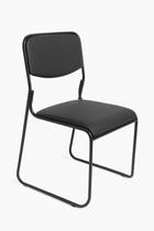 Cadeira Escritório Interlocutor Fixa Base Preta W-21 B.Hoff