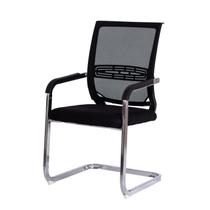 Cadeira Escritório Interlocutor Mesh Fixa Preta Base Cromada - Waw Design